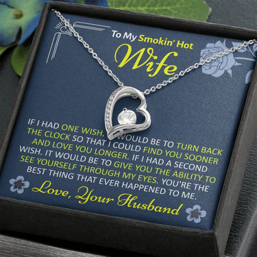 Smokin Hot Wife Forever Love Necklace - Love You This Much